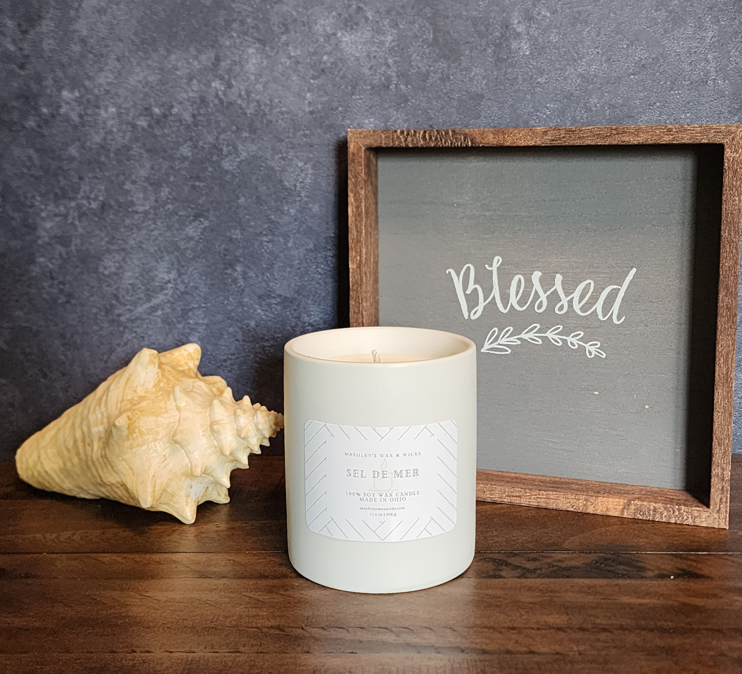 Sel De Mer - White ceramic jar