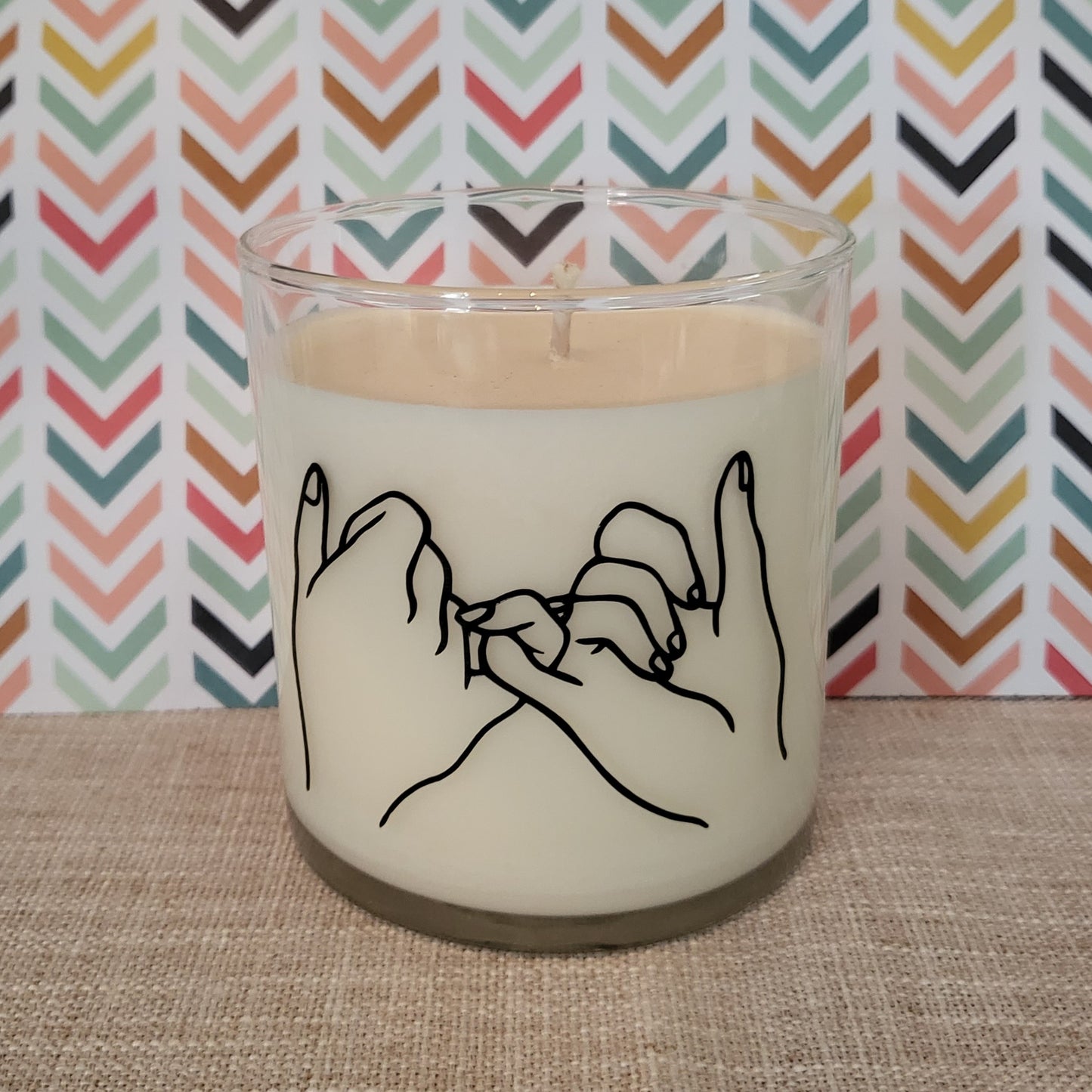 Create your own candle- Pinky Promise