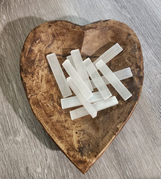 Mini Selenite crystal wand