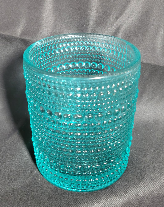 Create your own candle- Blue bubble jar