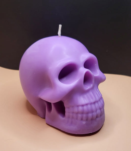 Skull candle - Lavender