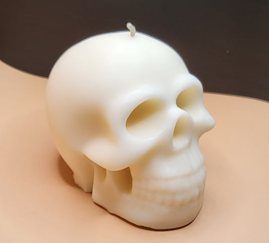 Skull candle - Fresh Linen